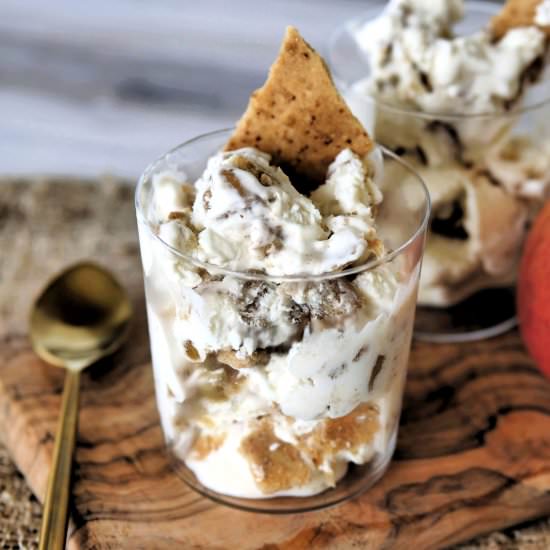 Apple Pie No Churn Ice Cream