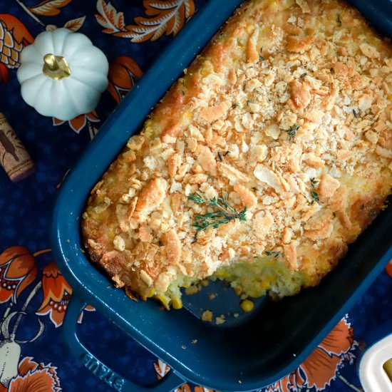 Super Easy Jiffy Corn Pudding