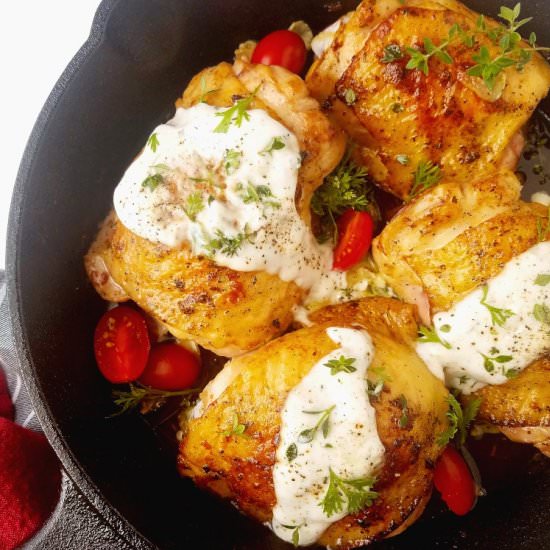 Keto Ranch Chicken Thighs