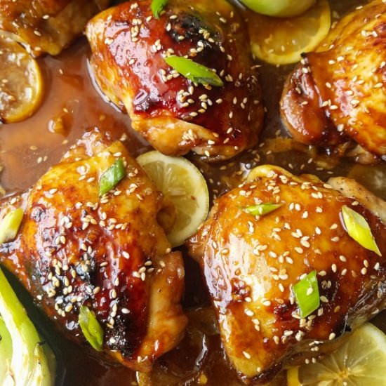 One Sheet Pan Honey Soy Chicken