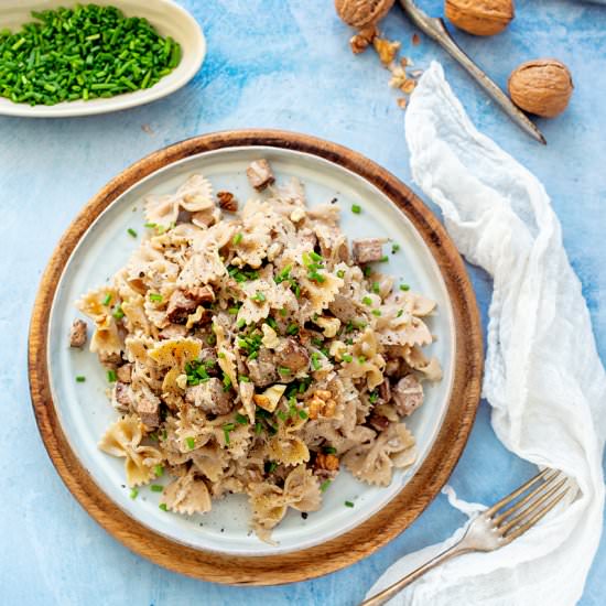 Sauerkraut Pasta w/ Smoked Tofu