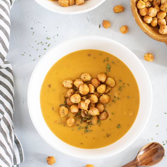 Easy Roasted Butternut Squash Soup