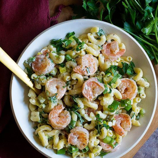 Best Creamy Shrimp Pasta Salad