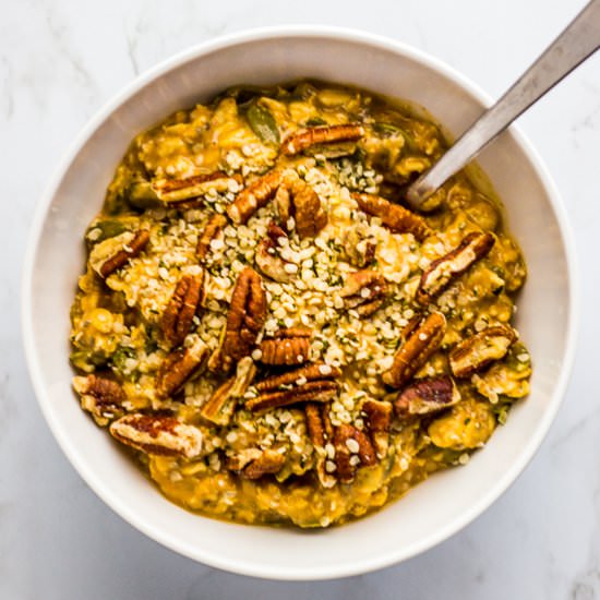 Pumpkin Overnight Oats