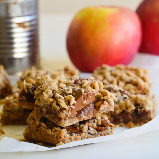 Dulce de Leche Apple Bars