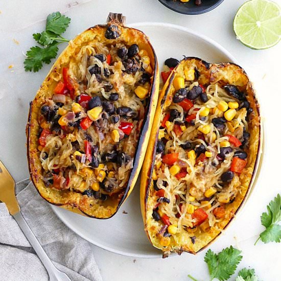Spaghetti Squash Burrito Bowls