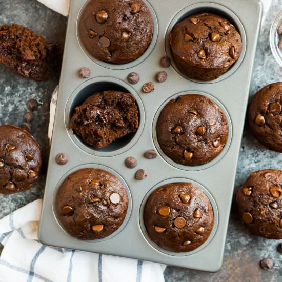 Healthy Chocolate Muffins