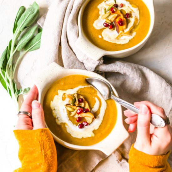 Acorn squash soup