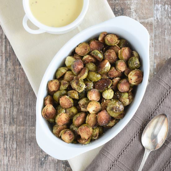 Balsamic Roasted Brussels Sprouts