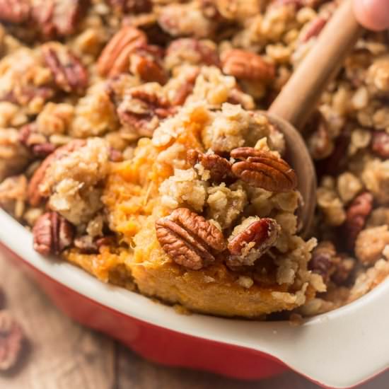 Vegan Sweet Potato Casserole