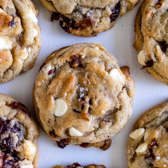 White Chocolate Cherry Cookies
