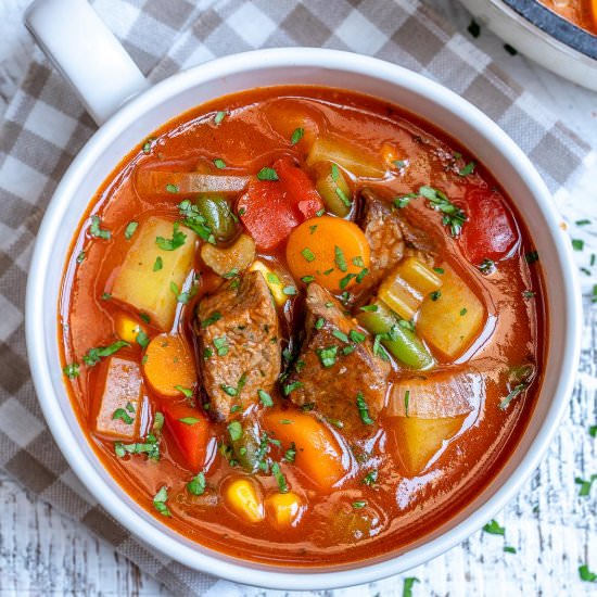 Homemade Vegetable Beef Soup