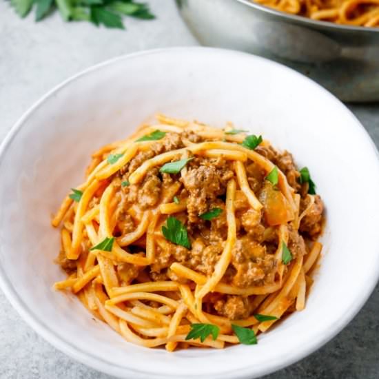 Low Carb Hamburger Helper