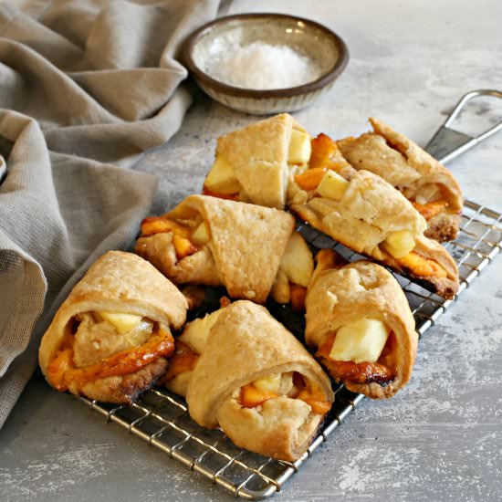 Cheddar Apple Pie Puffs