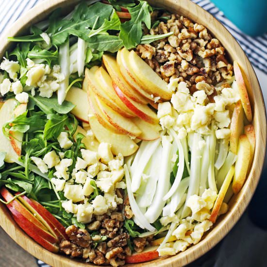 Apple Fennel Arugula Salad