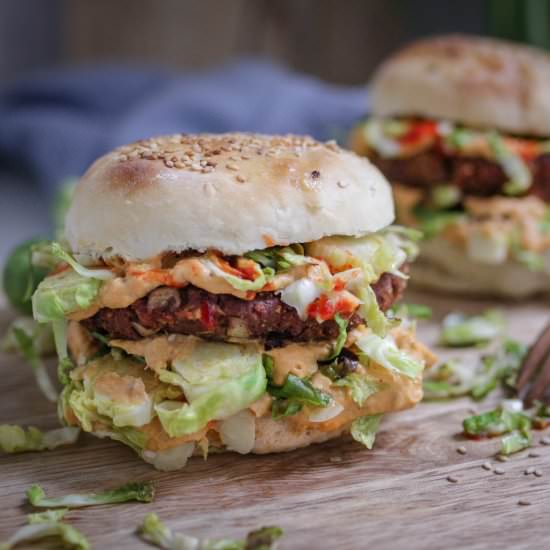 Vegan Black Bean Burger