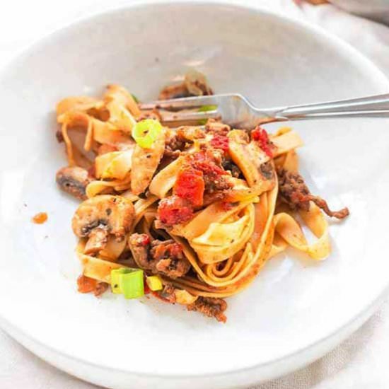 Taco spaghetti