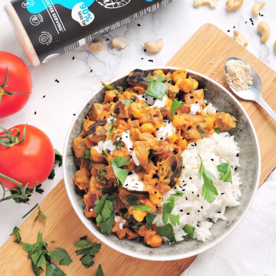 Golden peanut butter curry