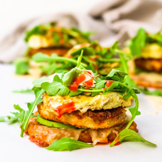 Hashbrown breakfast sandwich