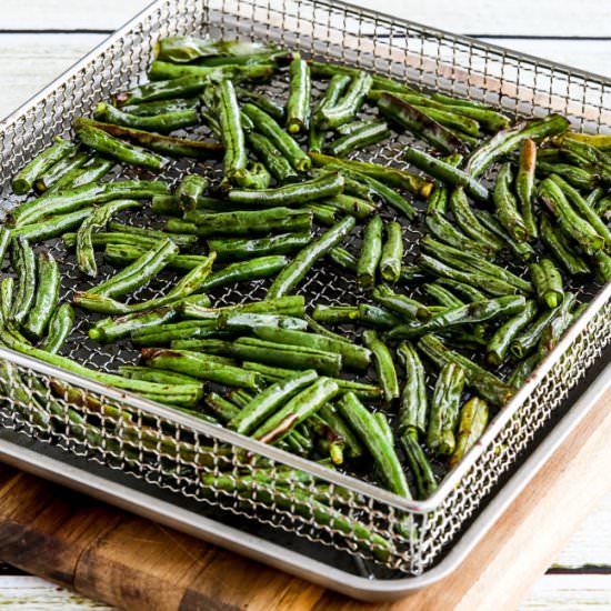 Easy Air Fryer Asian Green Beans