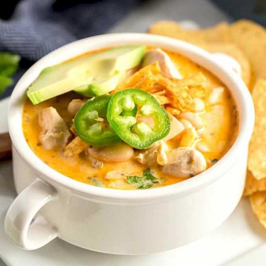 Creamy White Chicken Chili