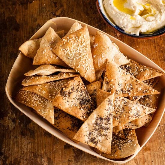 Easy Lavash Crackers