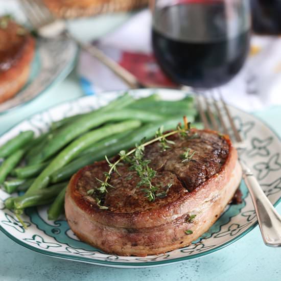Bacon Wrapped Filet Mignon