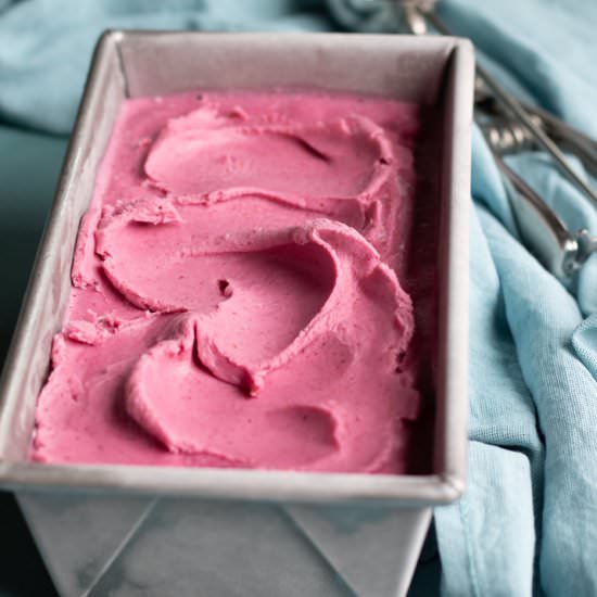 Vegan Cranberry Oat Gelato