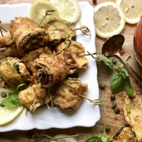 lidia’s zucchini roll-ups