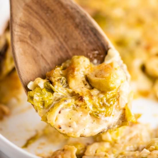 Brussels Sprouts Gratin