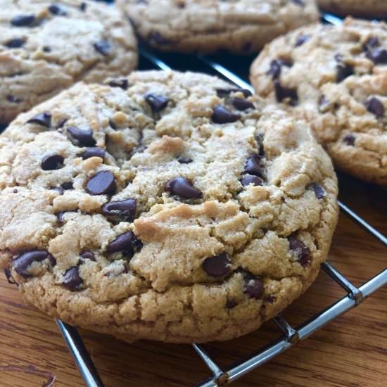 Almond Butter Chocolate Chip Cookie