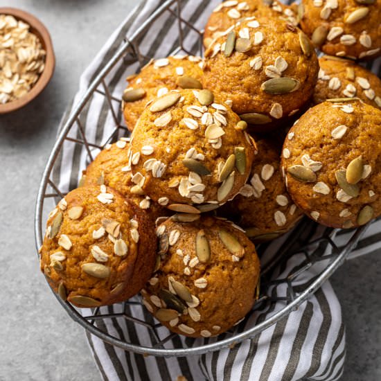Feel-Good Pumpkin Muffins