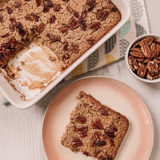 Pecan Pie Baked Oats
