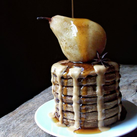 healthy vegan protein pancakes