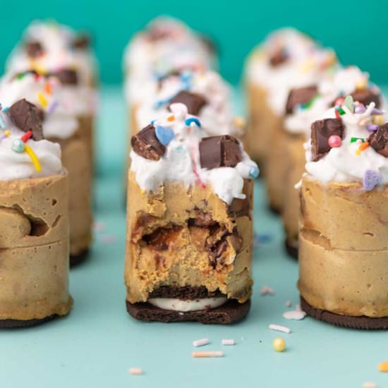 Mini Vegan Pumpkin Cheesecake