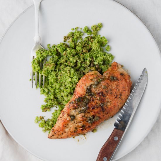 Lemony Chicken Piccata