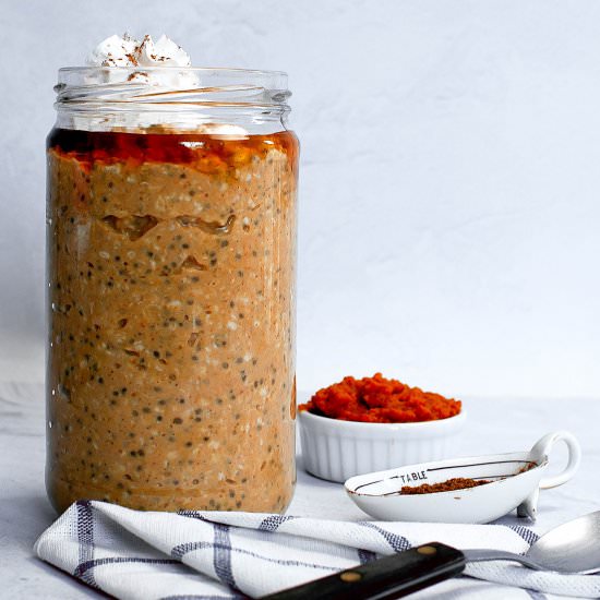Pumpkin Pie Overnight Oats