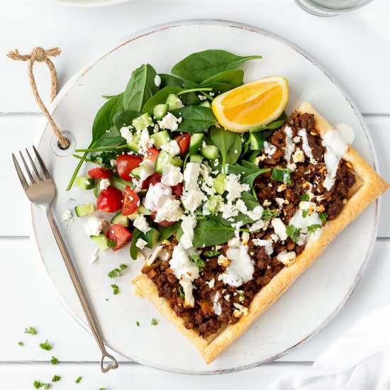 Greek Lamb Tart