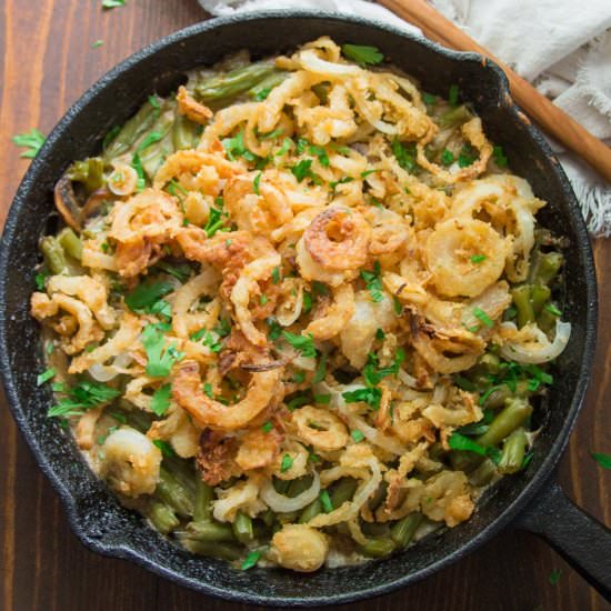Vegan Green Bean Casserole