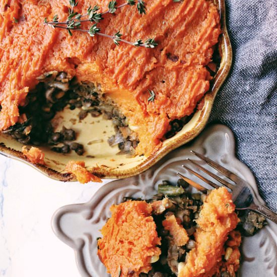 Vegan Sweet Potato Shepherd’s Pie