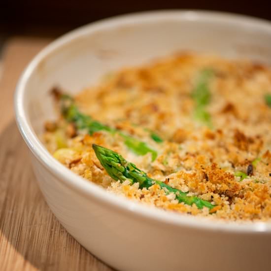 Gratin of Asparagus and Potatoes