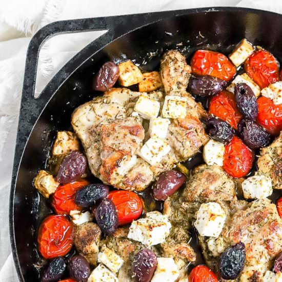 Greek Chicken Skillet Recipe