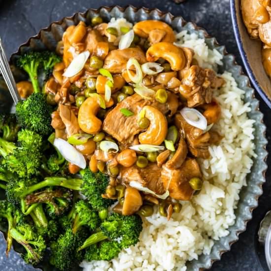 Homemade Cashew Chicken