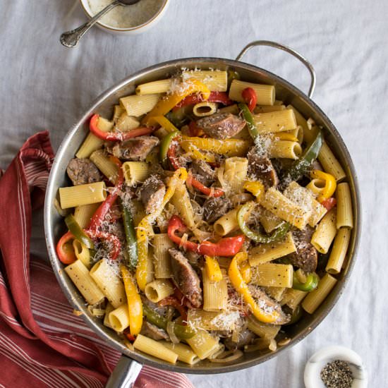 Italian Sausage and Peppers Pasta