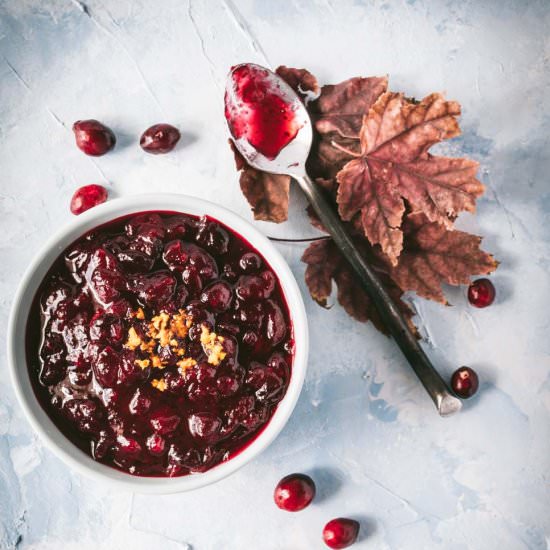 Simple Orange Cranberry Sauce