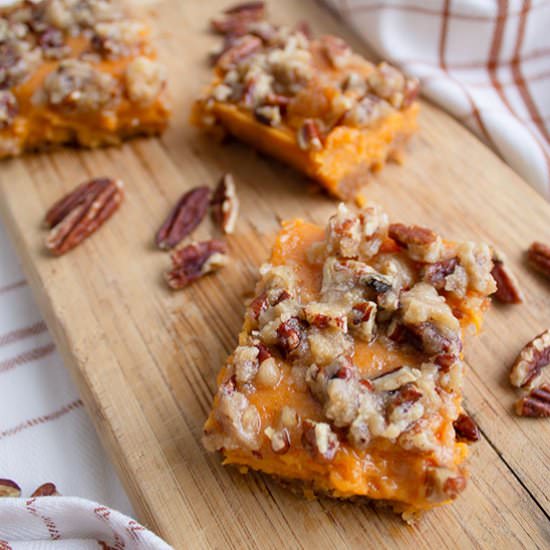 Sweet Potato Cheesecake Bars