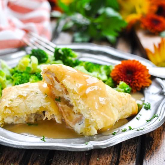 Turkey Pot Pie Pockets