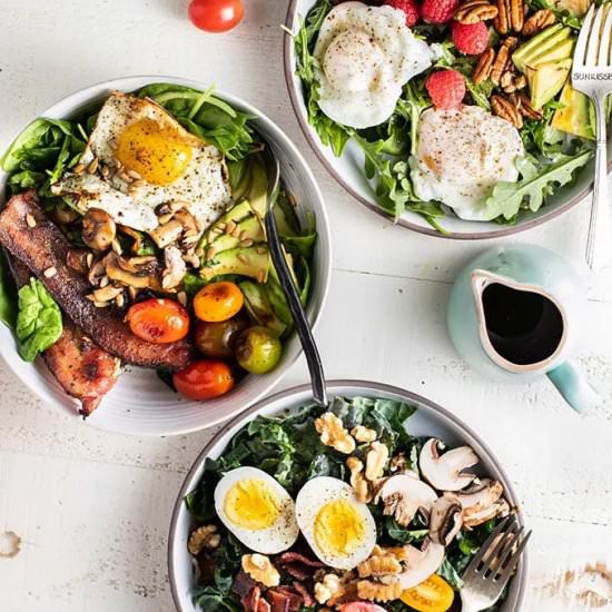 Keto Breakfast Salads
