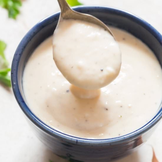 Roasted Garlic Parmesan Sauce