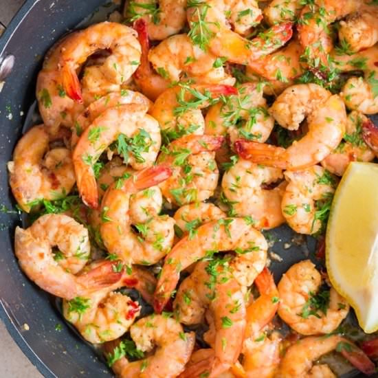 Lemon Garlic Shrimp